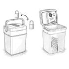 Berdsen, Icemax, lodówka turystyczna, tryb Eco, kremowa, 26l