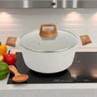 Bergner, Naturally, garnek marmurkowy z pokrywą, 28 cm