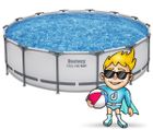 Bestway, basen ogrodowy, stelażowy, 427-107 cm, zestaw 19w1