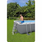 Bestway, basen ogrodowy, stelażowy, 488-244-122 cm, zestaw 18w1