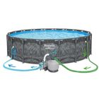 Bestway, basen ogrodowy, stelażowy, zestaw 11w1, 549-132 cm