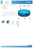 Bestway, basen stelażowy, okrągły, 76-305 cm