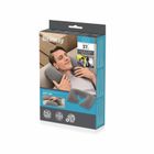 Bestway, dmuchana poduszka podróżna, szara, 46-28 cm