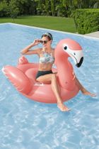 Bestway, Flaming dmuchany do pływania, 168-120 cm