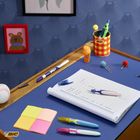 Bic, Easy Clic, pióro wieczne + wkłady i wymazywacz, niebieski