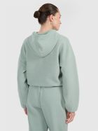 Bluza damska z kapturem, miętowa, 4F