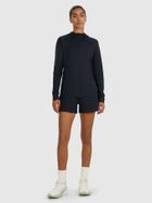 Bluza damska z kapturem, rozpinana, czarna, 4F