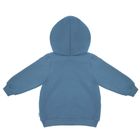 Bluza dziecięca z kapturem, rozpinana, niebieska, Nicol