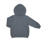 Bluza dziecięca z kapturem, rozpinana, szara, Nicol