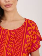 Bluzka damska z krótkim rękawem, różowa, Sublevel