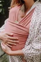 Boba, Wrap, chusta do noszenia dziecka, brudny róż