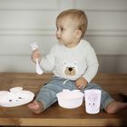 Bocioland, Królik, zestaw naczyń, 5 elementów