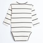 Body chłopięce z długim rękawem, ecru, Nicol