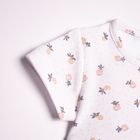 Body sukienka z krótkim rękawem, białe, Nicol