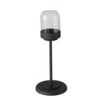 Boltze Home, Senza, zestaw metalowych lampionów ze szklaną kopułą, 3 szt.