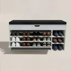 Boximo, Gradia, szafka na buty z siedziskiem i wysuwanymi półkami, 100-34-50 cm