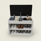 Boximo, Leva, szafka na buty z siedziskiem, 60-30-47 cm