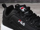Buty sportowe damskie, czarne, Fila Disruptor