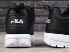 Buty sportowe damskie, czarne, Fila Disruptor