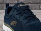 Buty sportowe damskie, granatowe, Skechers Flex Appeal Brilliant View