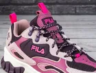 Buty sportowe damskie, różowe, Fila Ray Tracer