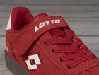 Buty sportowe dziecięce, czerwone, Lotto Vintal SC K