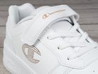Buty sportowe dziewczęce, białe, Champion Rebound Platform Glitter