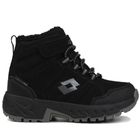 Buty zimowe dziecięce, czarne, Lotto Ketcham Tex K
