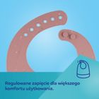 Canpol babies, Dots, śliniak silikonowy z kieszonką, pink