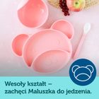 Canpol babies, Miś, talerzyk silikonowy z przyssawką, turkusowy
