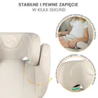 Caretero, Breezy Fix, fotelik samochodowy 2w1, podstawka, fix black, 100-150 cm