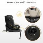 Caretero, Fortis i-Size, fotelik samochodowy, graphite, 40-150 cm