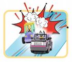 Carrera First, Bluey i Bingo, Let's Go, tor wyścigowy z pojazdami, 2,4m