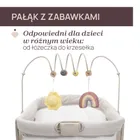 Chicco, Baby Hug Armonia, 4w1: łóżeczko, leżaczek i krzesełko do karmienia, motherpearl