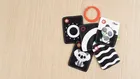 Chicco, Baby Sense & Focus, kontrastowe karty sensoryczne, czarno-białe