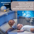 Chicco, First Dreams, Next2stars, projektor na łóżeczko z muzyką klasyczną, uspokajacz, czujnik płaczu, beżowy