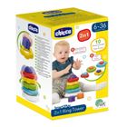 Chicco, Smart2Play, wieża sensoryczna 2w1, układanka, kształty i kolory