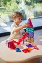 Cleverclixx, Stairs Set Intense, klocki magnetyczne ze schodami, 34 elementy