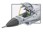 Cobi, Armed Forces, F-16AM Fighting Falcon, klocki, 1:48, 495 elementów