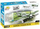 Cobi, Historical Collection, WWII, Hawker Typhoon Mk.1B, 1:48, klocki, 190 elementów
