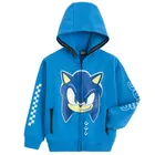 Cool Club, Bluza chłopięca z kapturem, rozpinana, niebieska, Sonic the Hedgehog