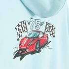 Cool Club, Bluza chłopięca z kapturem, rozpinana, ocieplana, niebieska