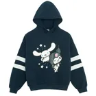 Cool Club, Bluza dziewczęca z kapturem, ocieplana, granatowa, Hello Kitty and Friends
