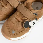 Cool Club, Buty sportowe chłopięce, brązowe, świecąca podeszwa, Myszka Miki