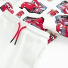 Cool Club, Komplet chłopięcy, Bluza, Szorty, biały, Auta