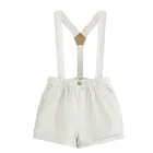 Cool Club, Komplet chłopięcy, Body muślinowe z długim rękawem, Szorty, Szelki, mix