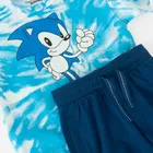 Cool Club, Komplet chłopięcy, T-shirt, Szorty, niebieski, Sonic the Hedgehog