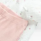 Cool Club, Komplet dziewczęcy, Bluzka muślinowa z długim rękawem, Jegginsy, prążkowane, mix