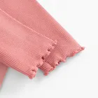 Cool Club, Komplet dziewczęcy, Body sukienka z długim rękawem, Legginsy prążkowane, różowy