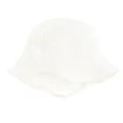 Cool Club, Komplet dziewczęcy, Body sukienka z krótkim rękawem, Kapelusz, muślin, biały